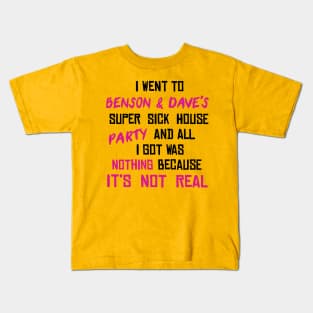 I Went to Benson & Dave's Super Sick House Party - Kipo and the Age of Wonderbeasts Kids T-Shirt